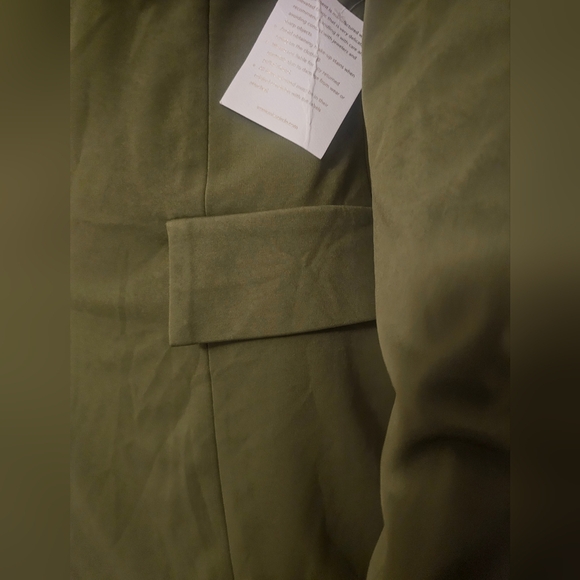 Miss Circle Zola Olive One Sleeve Blazer Dress - Picture 8 of 11